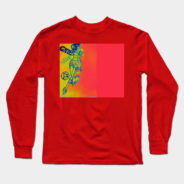 Jessica Rabid Long Sleeve T-Shirt by okpeeps